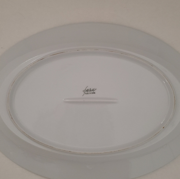 Vintage 90s Floral Serving Dish - Picture 5 of 8